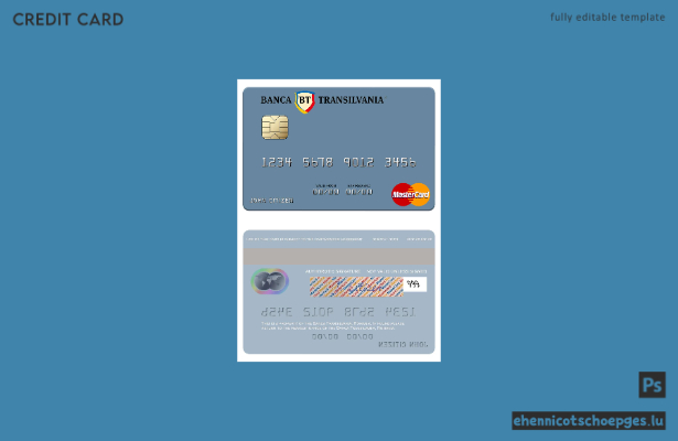 Beispielvorschau der Rumänien Banca Transilvania Mastercard